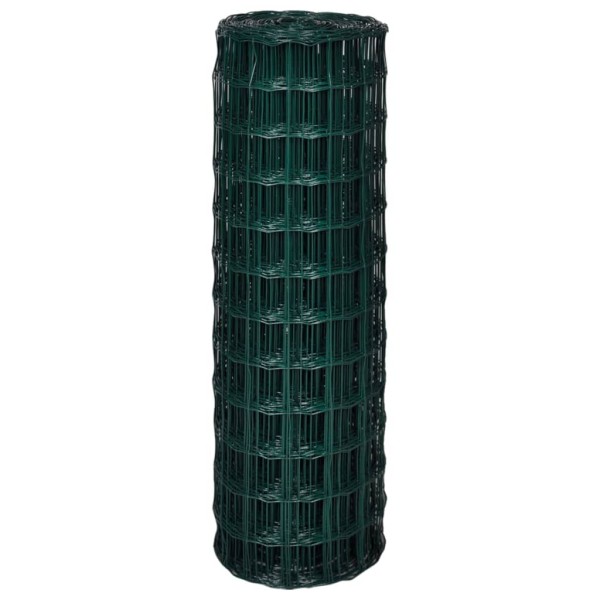 Set de euro valla acero verde 25x1,2 m Set de euro valla acero verde 25x1,2 m