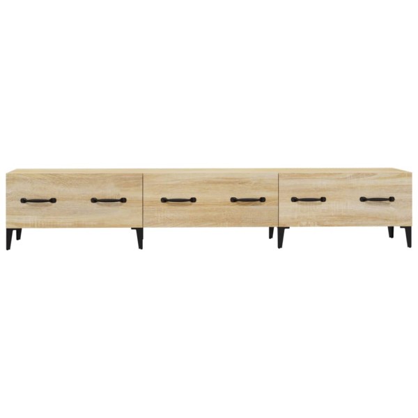 Mueble de TV madera contrachapada roble Sonoma 150x34,5x30 cm Mueble de TV madera contrachapada roble Sonoma 150x34,5x30 cm