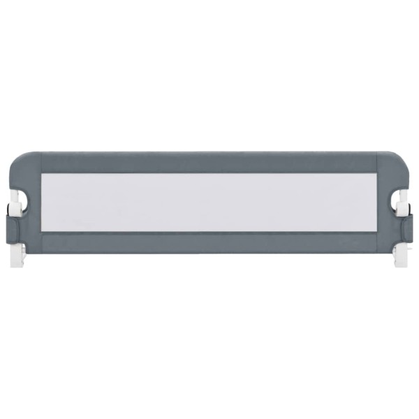 Barandilla de seguridad cama de niño poliéster gris 120x42 cm Barandilla de seguridad cama de niño poliéster gris 120x42 cm