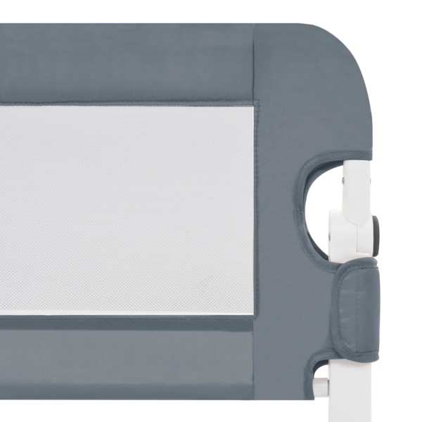 Barandilla de seguridad cama de niño poliéster gris 120x42 cm Barandilla de seguridad cama de niño poliéster gris 120x42 cm
