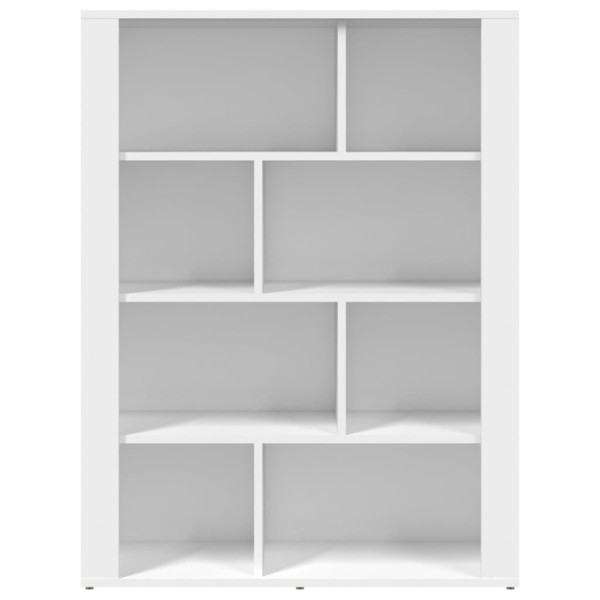 Aparador de madera contrachapada blanco 80x30x106 cm Aparador de madera contrachapada blanco 80x30x106 cm