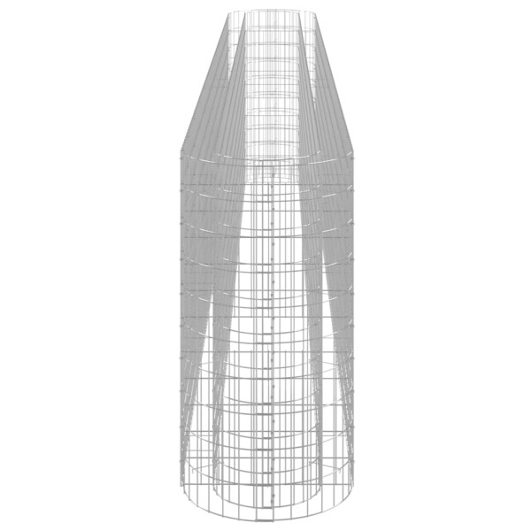 Arriate de gaviones de hierro galvanizado 470x50x100 cm Arriate de gaviones de hierro galvanizado 470x50x100 cm