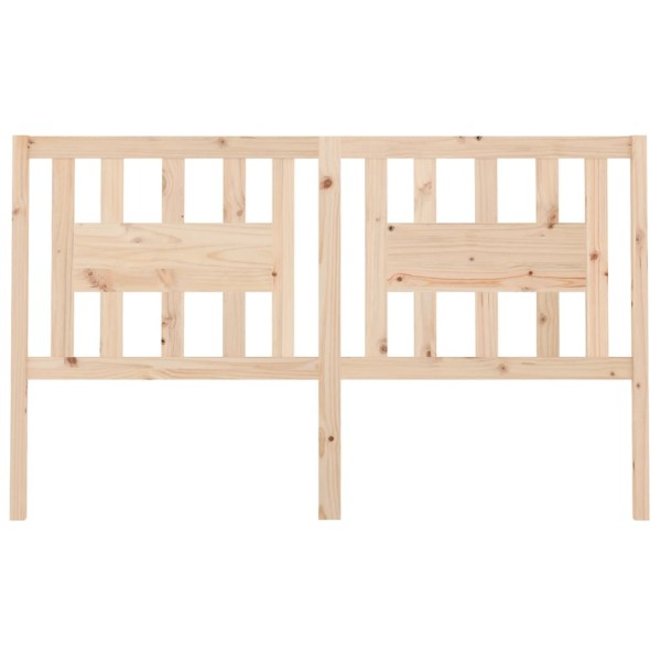Cabecero madera maciza de pino 126x4x100 cm Cabecero madera maciza de pino 126x4x100 cm