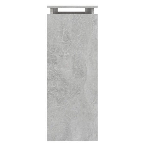 Mesa consola madera contrachapada gris hormigón 102x30x80 cm Mesa consola madera contrachapada gris hormigón 102x30x80 cm