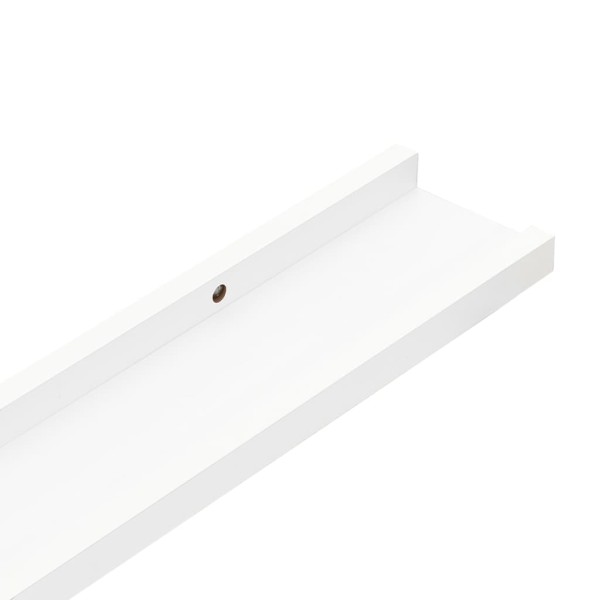 Estantes de pared 4 unidades blanco 80x9x3 cm Estantes de pared 4 unidades blanco 80x9x3 cm