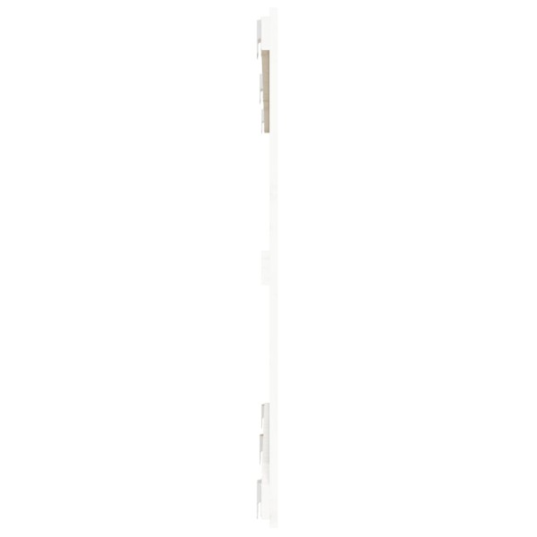 Cabecero de cama de pared madera maciza pino blanco 147x3x90 cm Cabecero de cama de pared madera maciza pino blanco 147x3x90 cm