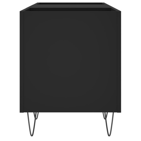Mueble para discos madera contrachapada negro 121x38x48 cm Mueble para discos madera contrachapada negro 121x38x48 cm