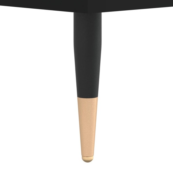 Zapatero madera de ingeniería negro 30x35x105 cm Zapatero madera de ingeniería negro 30x35x105 cm