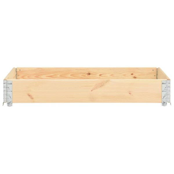 Collar de caja de pallet madera maciza de pino 50x150 cm Collar de caja de pallet madera maciza de pino 50x150 cm