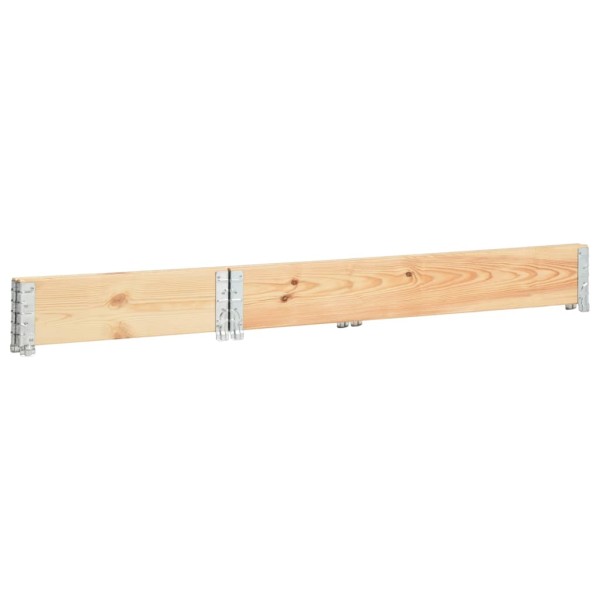 Collar de caja de pallet madera maciza de pino 50x150 cm Collar de caja de pallet madera maciza de pino 50x150 cm