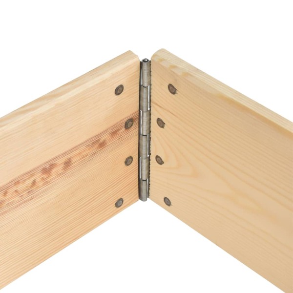 Collar de caja de pallet madera maciza de pino 50x150 cm Collar de caja de pallet madera maciza de pino 50x150 cm