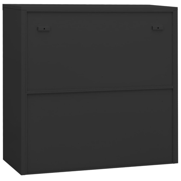 Armario de oficina de acero gris antracita 90x40x90 cm Armario de oficina de acero gris antracita 90x40x90 cm