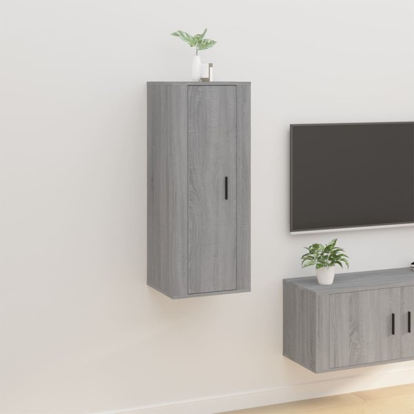 Mueble para TV de pared gris Sonoma 40x34,5x100 cm Mueble para TV de pared gris Sonoma 40x34,5x100 cm