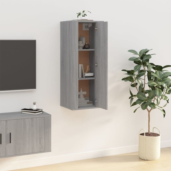 Mueble para TV de pared gris Sonoma 40x34,5x100 cm Mueble para TV de pared gris Sonoma 40x34,5x100 cm