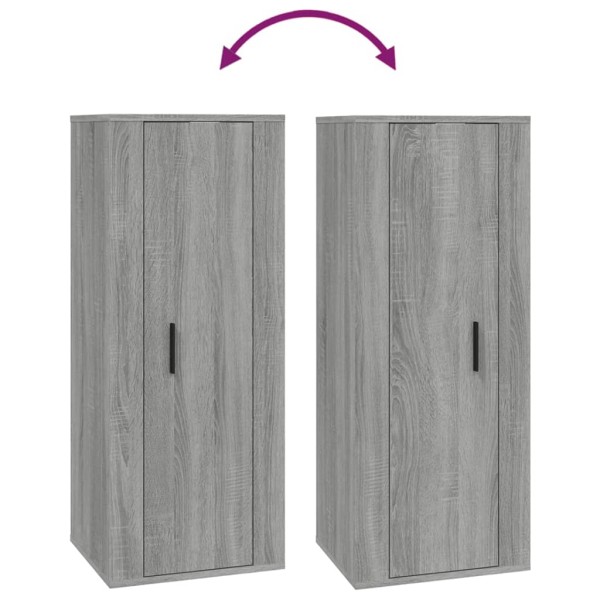 Mueble para TV de pared gris Sonoma 40x34,5x100 cm Mueble para TV de pared gris Sonoma 40x34,5x100 cm