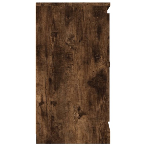 Aparador de madera contrachapada roble ahumado 70x35,5x67,5 cm Aparador de madera contrachapada roble ahumado 70x35,5x67,5 cm