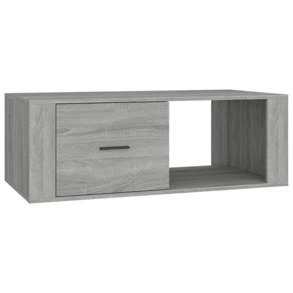 Mesa de centro madera contrachapada gris Sonoma 100x50,5x35 cm Mesa de centro madera contrachapada gris Sonoma 100x50,5x35 cm