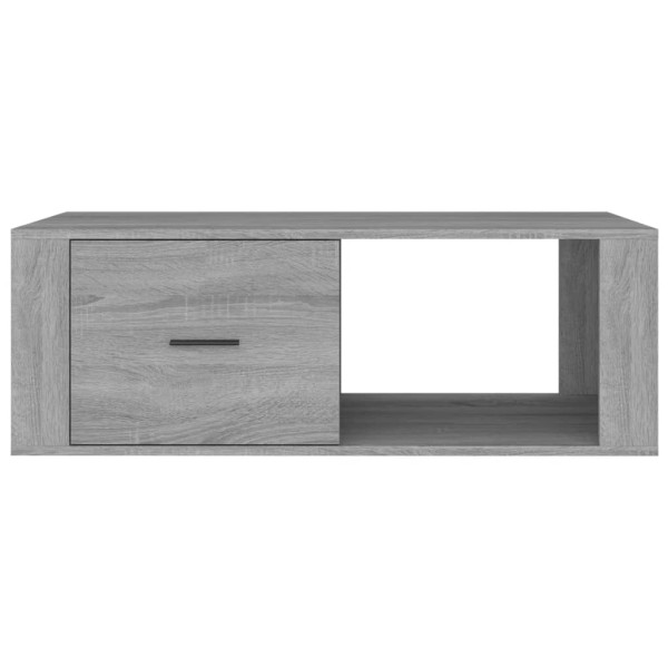Mesa de centro madera contrachapada gris Sonoma 100x50,5x35 cm Mesa de centro madera contrachapada gris Sonoma 100x50,5x35 cm