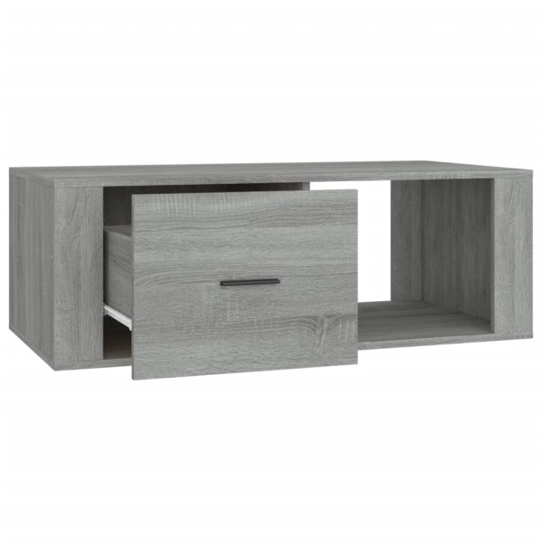 Mesa de centro madera contrachapada gris Sonoma 100x50,5x35 cm Mesa de centro madera contrachapada gris Sonoma 100x50,5x35 cm