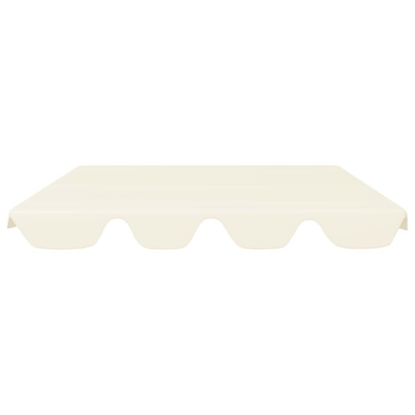 Dosel de repuesto columpio de jardín crema 150/130x105/70 cm Dosel de repuesto columpio de jardín crema 150/130x105/70 cm