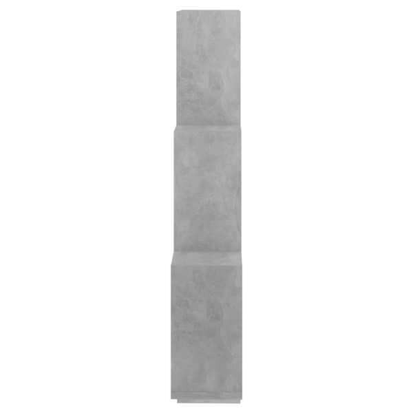 Estante cubo de pared contrachapado gris hormigón 78x15x93 cm Estante cubo de pared contrachapado gris hormigón 78x15x93 cm