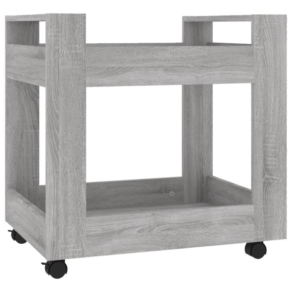 Carrito de escritorio contrachapada gris Sonoma 60x45x60 cm Carrito de escritorio contrachapada gris Sonoma 60x45x60 cm