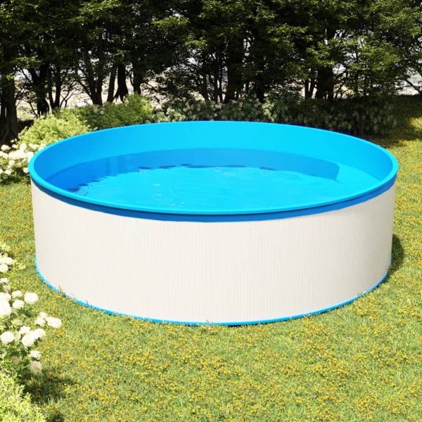 Piscina de chapoteo blanca 350x90 cm Piscina de chapoteo blanca 350x90 cm