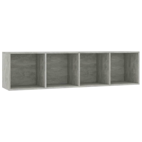 Estantería/mueble para TV gris hormigón 143x30x36 cm