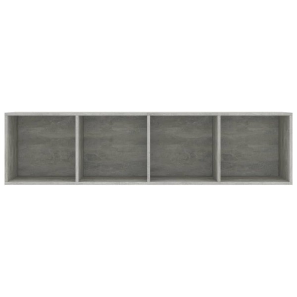 Estantería/mueble para TV gris hormigón 143x30x36 cm