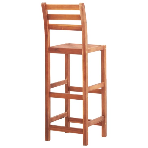 Sillas de cocina 2 unidades madera maciza de acacia Sillas de cocina 2 unidades madera maciza de acacia