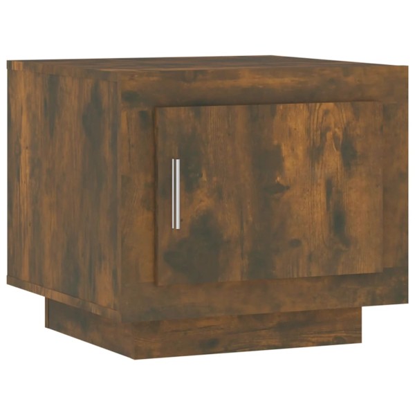 Mesa de centro madera contrachapada roble ahumado 51x50x45 cm Mesa de centro madera contrachapada roble ahumado 51x50x45 cm