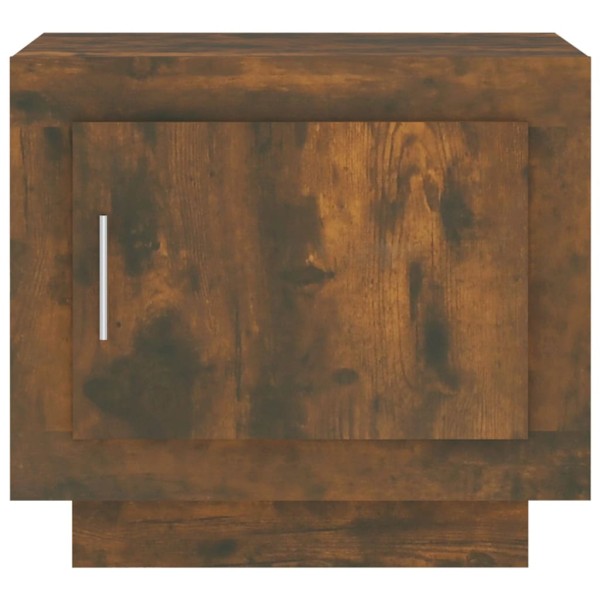 Mesa de centro madera contrachapada roble ahumado 51x50x45 cm Mesa de centro madera contrachapada roble ahumado 51x50x45 cm