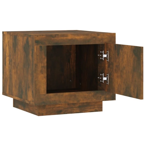 Mesa de centro madera contrachapada roble ahumado 51x50x45 cm Mesa de centro madera contrachapada roble ahumado 51x50x45 cm