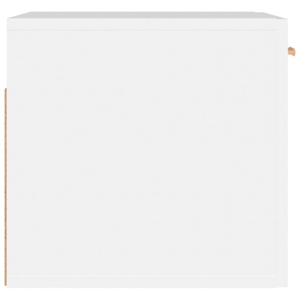 Armario de pared madera contrachapada blanco 80x35x36,5 cm