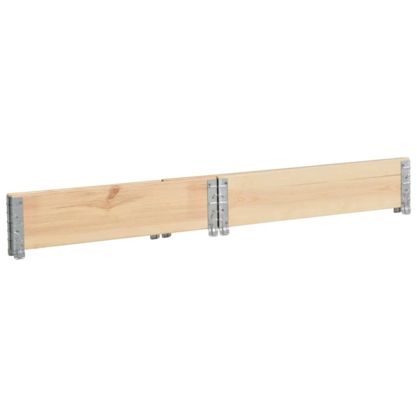 Collar de caja de pallet madera maciza de pino 100x100 cm Collar de caja de pallet madera maciza de pino 100x100 cm