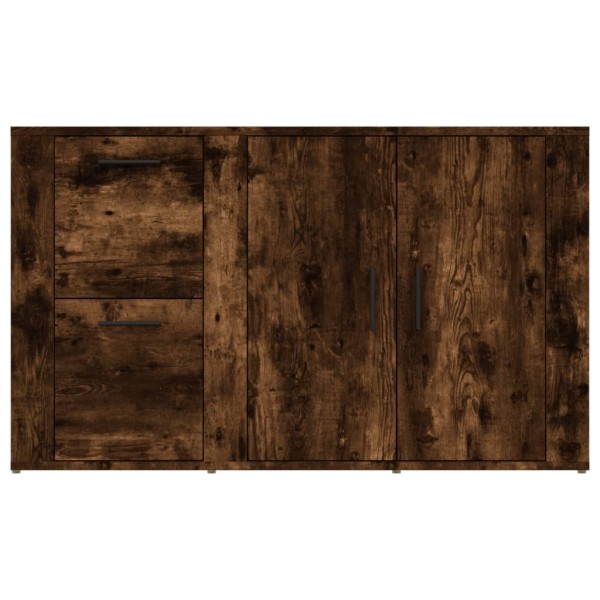 Aparador madera contrachapada roble ahumado 100x33x59,5 cm Aparador madera contrachapada roble ahumado 100x33x59,5 cm