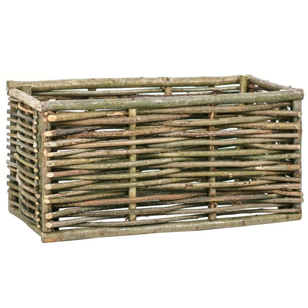 Arriate elevado de madera de avellano 80x40x40 cm Arriate elevado de madera de avellano 80x40x40 cm