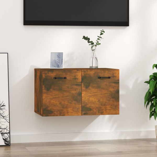 Armario pared madera contrachapada roble ahumado 60x36,5x35 cm Armario pared madera contrachapada roble ahumado 60x36,5x35 cm