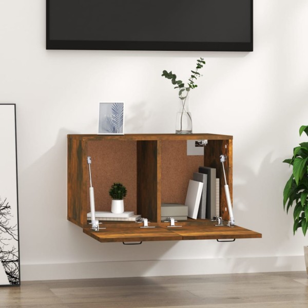 Armario pared madera contrachapada roble ahumado 60x36,5x35 cm Armario pared madera contrachapada roble ahumado 60x36,5x35 cm