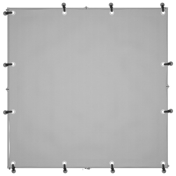 Perrera de acero negro 10x110x110 cm Perrera de acero negro 10x110x110 cm