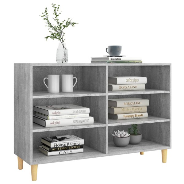 Aparador de madera de ingeniería gris Sonoma 103,5x35x70 cm Aparador de madera de ingeniería gris Sonoma 103,5x35x70 cm