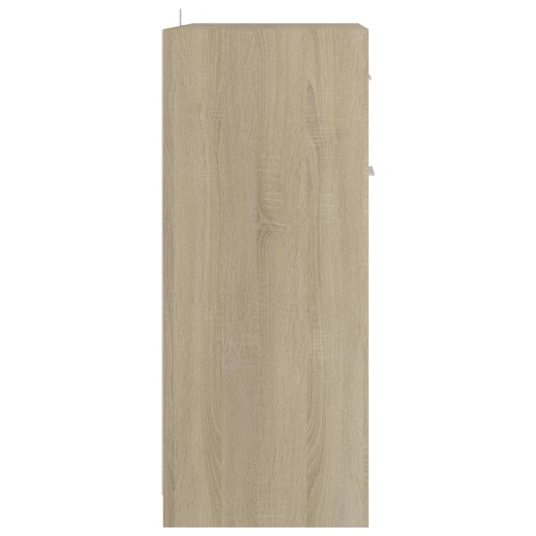 Armario de baño madera contrachapada roble Sonoma 60x33x80 cm Armario de baño madera contrachapada roble Sonoma 60x33x80 cm