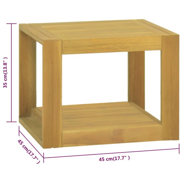 Armario de baño de pared madera maciza de teca 45x45x35 cm Armario de baño de pared madera maciza de teca 45x45x35 cm
