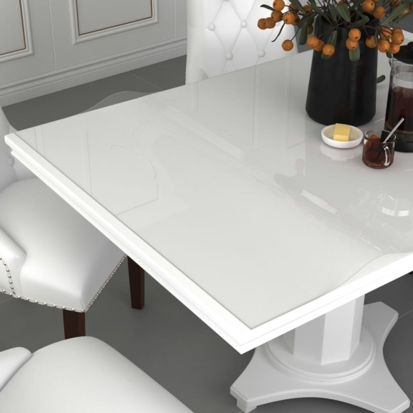Protector de mesa PVC transparente 100x90 cm 1,6 mm Protector de mesa PVC transparente 100x90 cm 1,6 mm