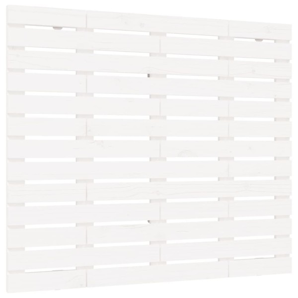 Cabecero cama de pared madera maciza pino blanco 96x3x91,5 cm Cabecero cama de pared madera maciza pino blanco 96x3x91,5 cm