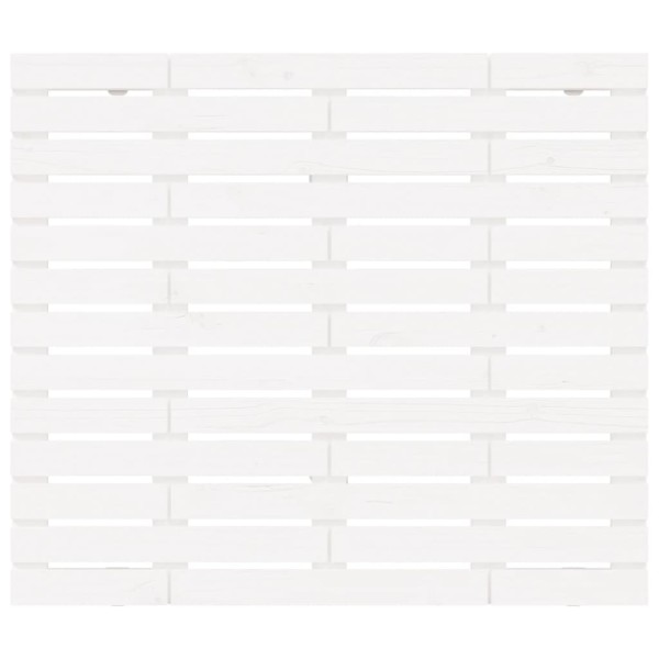 Cabecero cama de pared madera maciza pino blanco 96x3x91,5 cm Cabecero cama de pared madera maciza pino blanco 96x3x91,5 cm