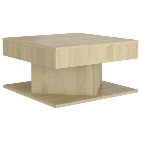 Mesa de centro madera contrachapada roble Sonoma 57x57x30 cm Mesa de centro madera contrachapada roble Sonoma 57x57x30 cm