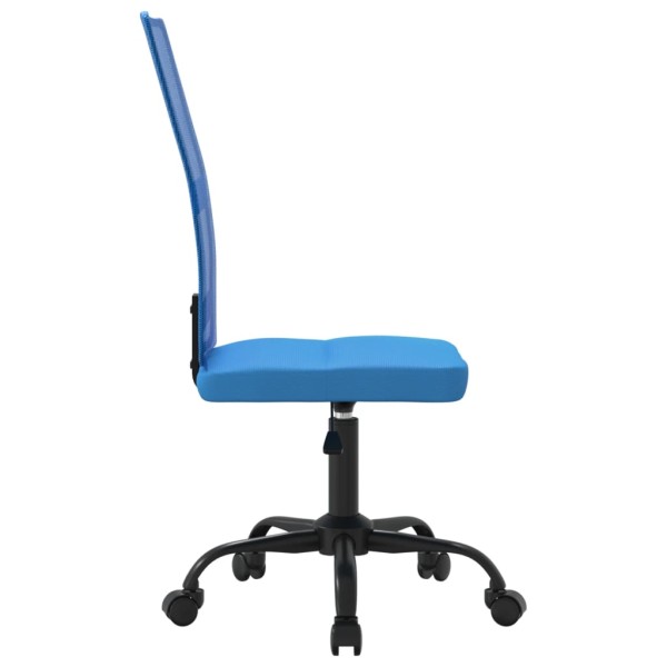 Silla de oficina regulable en altura tela de malla azul Silla de oficina regulable en altura tela de malla azul