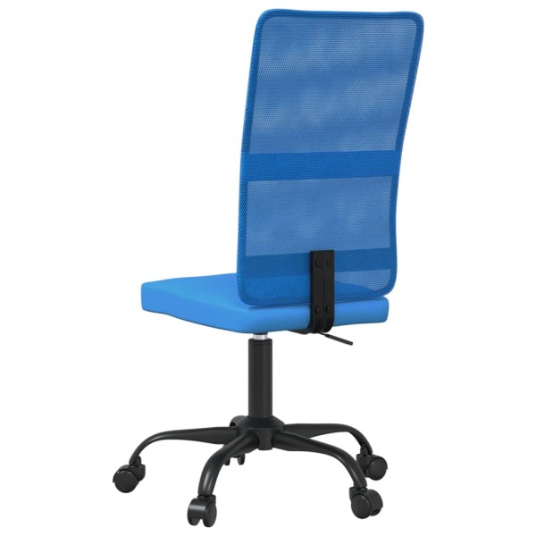 Silla de oficina regulable en altura tela de malla azul Silla de oficina regulable en altura tela de malla azul