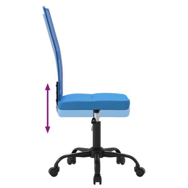 Silla de oficina regulable en altura tela de malla azul Silla de oficina regulable en altura tela de malla azul